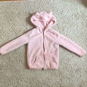Carter's Pink Hooded Fleece Jacket with Ears